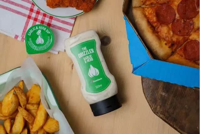 Lovers of garlic and herb sauce could be in for a treat the next time they order (Photo: Domino's)