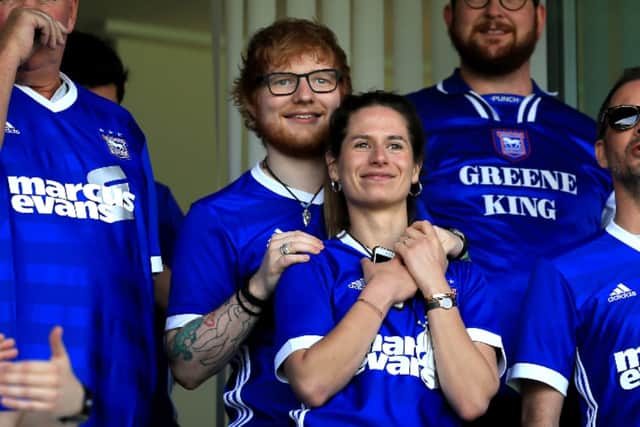 The couple have named their newborn daughter Lyra Antarctica Seaborn Sheeran. (Getty Images)