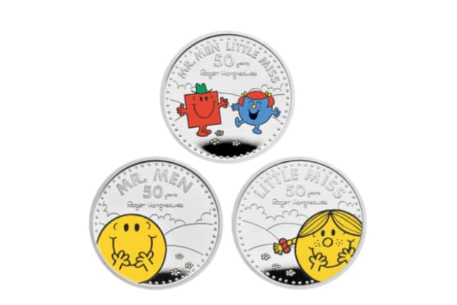 The Royal Mint has launched a collection of Mr Men and Little Miss coins (Photo: Royal Mint)